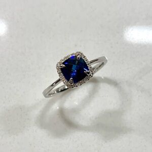Sapphire and Diamond Ring